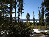 Little Snow on the North Side of Timothy Lake