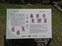 Religion in Tulum Interpretive Sign