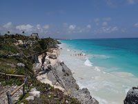 Tulum Ruins Overlooking the Caribbean Sea